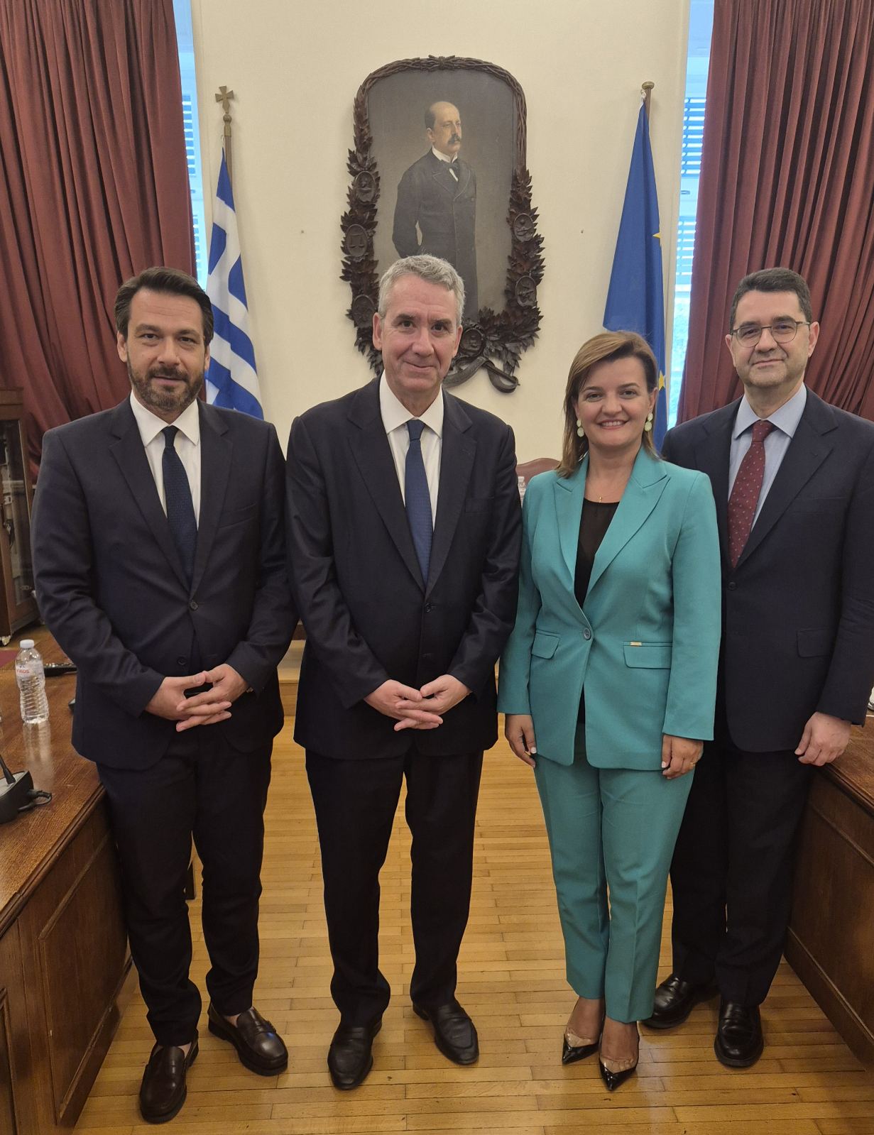 Ο Τάσος Μπαρτζώκας υποδέχθηκε στη Βουλή τον διακεκριμένο Δικαστή του Ευρωπαϊκού Δικαστηρίου Δικαιωμάτων του Ανθρώπου, Ιωάννη Κτιστάκι